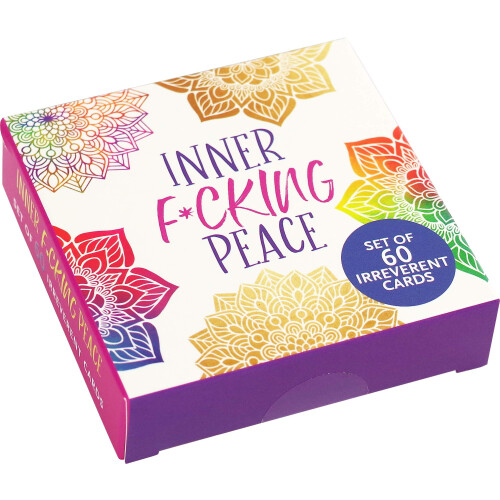 Inner Fucking Peace Motivational Card Deck (60 pack)