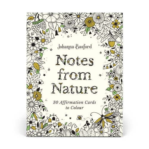 Johanna Basford's Notes from Nature: 30 Affirmation Cards to Colour