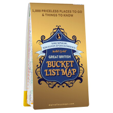 Great British Bucket List Map | Marvellous Maps | Adventure Gifts | Discover Britain