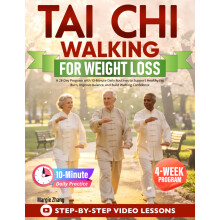 Tai Chi Walking for Weight Loss: A 28-Day Program with 10-Minute Daily Routines to Support Healthy Fat Burn, Improve Balance, and Build