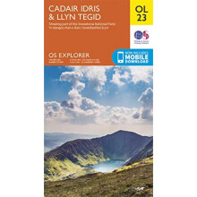 Cadair Idris & Llyn Tegid Map | Snowdonia National Park | Ordnance Survey | OS Explorer Map OL23 | Wales | Walks | Hiking | Maps | Adventure