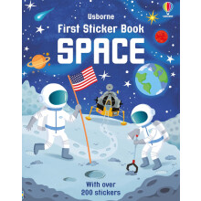 First Sticker Book Space: A Cosmic Activity Book for the Exploration of Planets, Rockets, and Astronauts