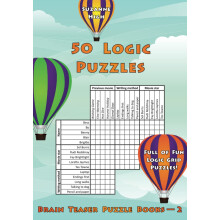 50 Logic Puzzles: Full of Fun Logic Grid Puzzles!: Volume 2 (Brain Teaser Puzzle Books)