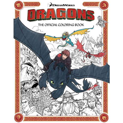 DreamWorks Dragons: The Official Coloring Book