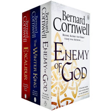 Warlord Chronicles Series Bernard Cornwell Collection 3 Books Set (Enemy of God, Excalibur, The Winter King)