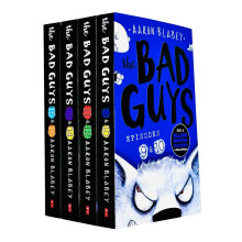 The Bad Guys Episodes 9-16 Collection 4 Books Set by Aaron Blabey (Big Bad Wolf/Baddest Day Ever, Dawn of the Underlord/The One, Cut to the Chase/The