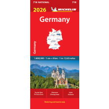 Germany 2026 - Michelin National Map 718