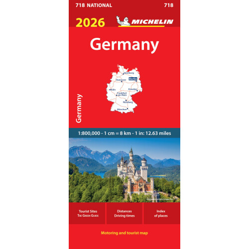 Germany 2026 - Michelin National Map 718