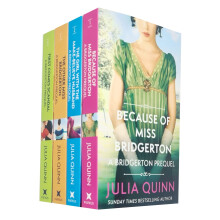 The Rokesbys Bridgerton Prequels Series Books 1 - 4 Collection Set by Julia Quinn (Because of Miss Bridgerton, The Girl with the Make-Believe Husband