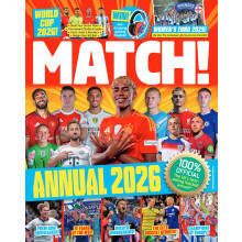 Match Annual 2026: The UK's bestselling football annual, featuring Saka, Haaland and Bellingham