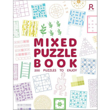 Mixed Puzzle Book: An absorbing collection of 200 mixed puzzles for adults