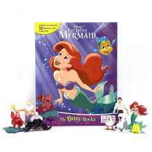 Disney The Little Mermaid My Busy Books - Storybook, 10 figurines, playmat