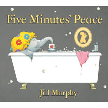 Five Minutes' Peace: Board book edition of a beloved classic and funny, heartwarming picture book story about a busy elephant mum and her children –