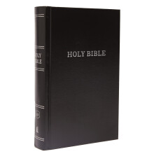 KJV, Pew Bible, Large Print, Hardcover, Black, Red Letter, Comfort Print: Holy Bible, King James Version