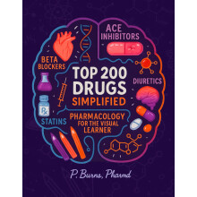 Top 200 Drugs Simplified: Pharmacology Coloring Book & Study Guide: Over 300+ pages of Clinical Pearls, Memory Aids, High-Yield Reviews for Medical,