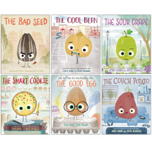 The Food Group The Bad Seed Series 6 Books Collection Set By Jory John(The Bad Seed, The Good Egg, The Cool Bean, The Couch Potato, The Smart Cookie