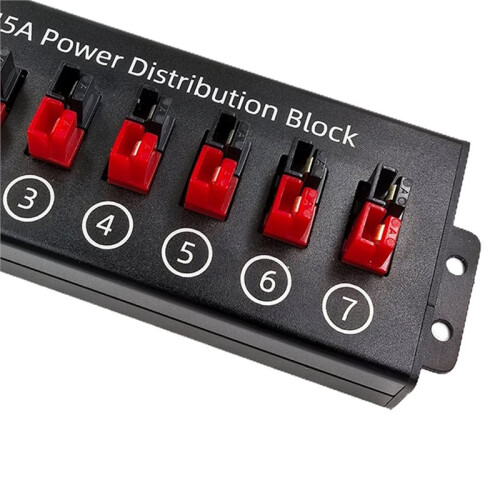 7-Position 45A for Anderson Plug Power Pole Distribution Module, Connector Splitter Distribution Board