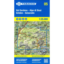 Val Gardena Alpe di Siusi (05): 1:25000