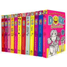 Dork Diaries Series 12 Books Collection Set By Rachel Renee Russell (Party Time, Popstar, Skating Sensation, Dear Dork, Holiday Heartbreak, TV Star,