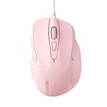 TECKNET USB Wired Mouse, 6400 DPI Mice 4 Adjustable DPI with 6-Button Corded, Optical Computer Mouse with Ergonomic Design for Laptop, Chromebook, PC