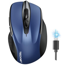 TECKNET Bluetooth Mouse, Rechargeable Bluetooth Wireless Mouse