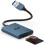 Acer acer SD Card Reader USB 3.0 with Cable, Aluminum Camera Memory Card Reader UHS-I, USB-A micro SD Adapter High Speed, Compatible with SDXC, micro SDHC 1