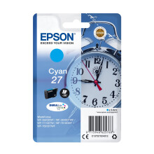 Epson T2702 27 Original Ink C13T27024012, Ind Cyan, Standard Capacity