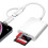 [Apple MFi Certified] SD Card Reader for iPhone Lightning & USB C Memory Card Reader Support SD/Micro SD/SDHC/SDXC/MMC Trail Camera Viewer SD Card Ad 1