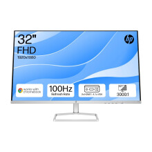HP Series 5 31.5" FHD Monitor (532sf) | 100Hz Refresh Rate | 3000:1 CR | 99 percent sRGB Colour & 300 Nits | HDMI & VGA Ports | Low-Blue Light | Ergo