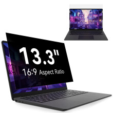 13.3 Inch Privacy Screen With Anti Blue Light Filter - Anti-Glare Laptop Shield for HP/Lenovo/Dell/Acer/Asus/ThinkPad (16:9 Aspect)