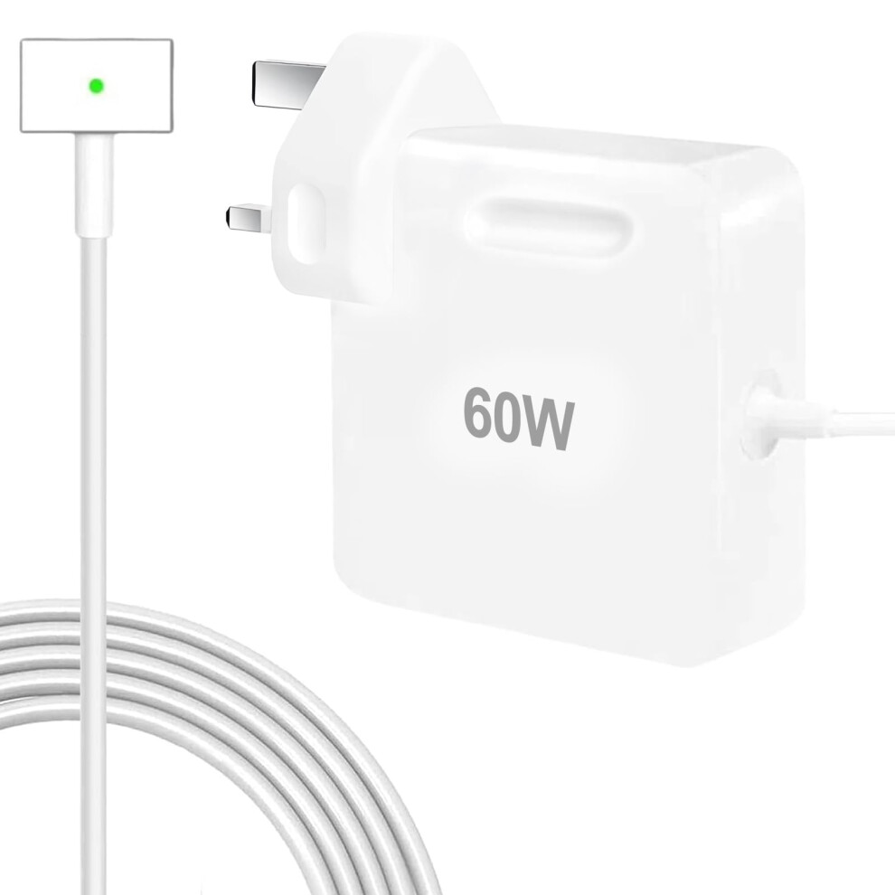For 60W T-Tip Mac Book Pro Charger, Compatible With Mac Book Pro Charger/Mac Book Air Charger, Suitable For 11-Inch And 13-Inch Mac Book Air/Pro (201 5001634651755