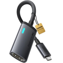 INIU USB C to HDMI Adapter, Original HDMI Certified with Smart Diagnostic LED, 4K@60Hz Type C Compatible with Thunderbolt 3/4 ports, MacBook Neo iMac