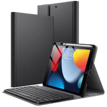JETech Keyboard Case for iPad 10.2-Inch (2021/2020/2019 Model, 9th/8th/7th Generation) with Pencil Holder, Magnetic Detachable Bluetooth Wireless Key