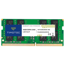 Timetec Premium 16GB DDR4 2400MHz (PC4-2400T) PC4-19200 SODIMM Laptop RAM – 260-Pin 1.2V CL17 Non-ECC Unbuffered Memory Module for Laptop, Notebook,