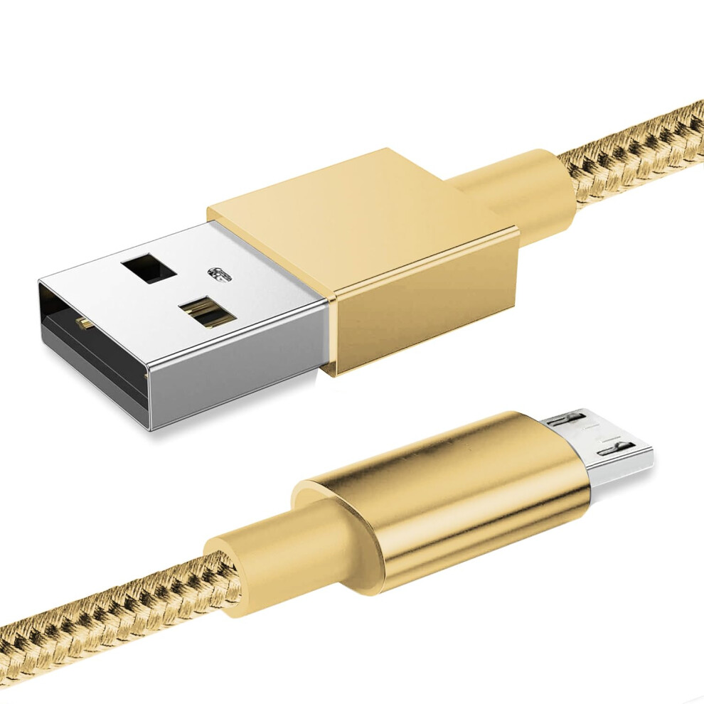 World Biz Micro Usb Cable, 1M Micro Usb Android 3.1A Fast Charger Cable Nylon Braided Usb Micro Cord Compatible For Samsung S7/S6,Kindle Fire,Tablets 5005752082941