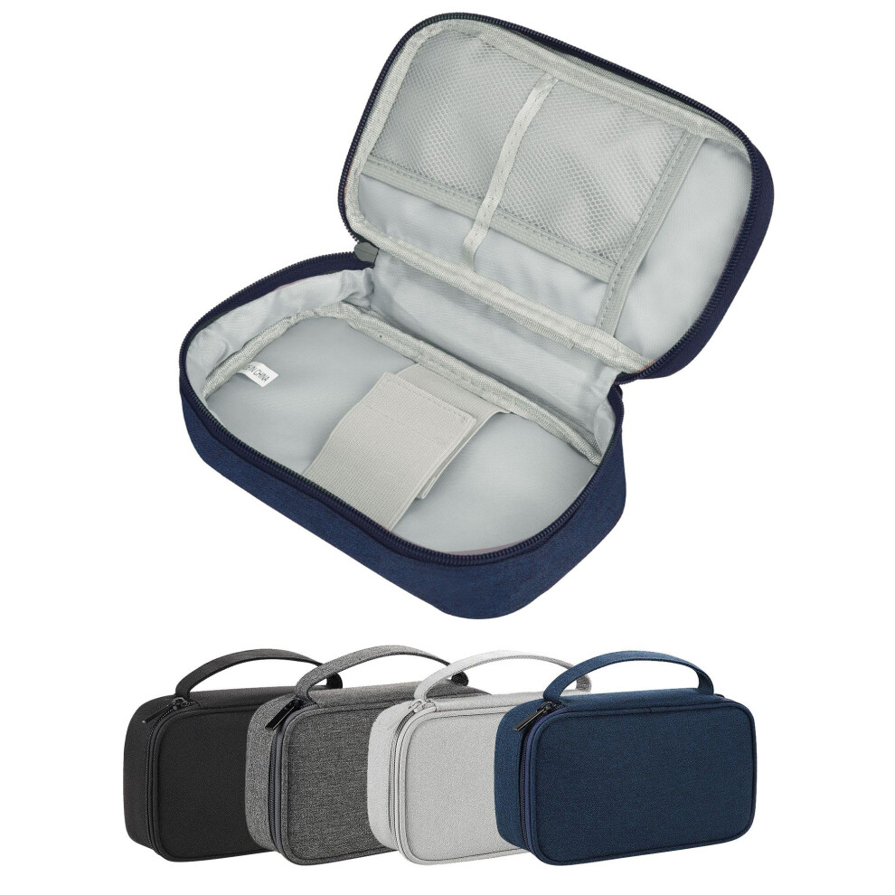 Arae Electronics Organizer Travel Tech Pouch | Canvas Cable Organizer Case For Chargers & Accessories | Portable Single-Layer Storage | 20X12x5.3cm | 5009513562628