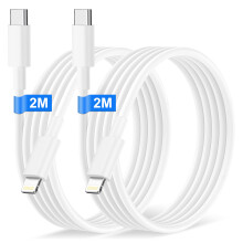 USB C to Lightning Cable 2M 2Pack[Apple MFi Certified], Original Fast iPhone Charger Cable Fast Charging Type C to Lightning Cable iPhone Wire Lead f