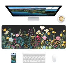 Velluxion Desk Pad, 31.5" x11.8'' Large Gaming Mouse Pad, XL Mouse Pad with Stitched Edges & Non-Slip Base, Big Mousepad for Office, Home, Work, Gami