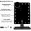 Bluetooth Lighted Vanity Makeup Mirror, Touch Screen, Black 3