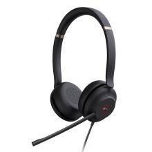 Yealink UH37 USB Computer Headset with Noise Cancelling Microphone,Teams Certified,HD Audio Omni Directional Mic,Volume Control & Mute,Leather Ear Cu