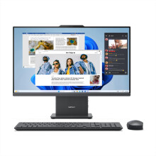 IdeaCentre AIO, All-in-One Desktop PC | 27 inch Full HD | AMD Ryzen 7 7735HS | 16GB RAM | 512GB SSD | Windows 11 Home | Luna Grey | Wireless EOS Keyb