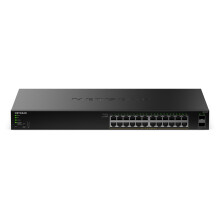 NETGEAR 24 Port PoE Switch (GS324TP) | Smart Managed Gigabit Network Switch | 24 x PoE+ @ 190W | SFP Uplinks | Desktop or Rackmount