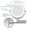 2025 Wall Mount Makeup Mirror, 10x Magnifying Two-Side LED Vanity Mirror, Rotatable, Rechargeable, Extendable Arm 3