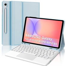 Keyboard Case for Samsung Galaxy Tab S10 Lite S10 FE 2025/S9 FE 2023 10.9 Inch, UK Layout Wireless Bluetooth Keyboard with Stand Cover and Trackpad f