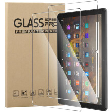 KUSINHOKA [2 Pack] Screen Protector for Amazon Fire HD 10/HD 10 Kids/HD 10 Kids Pro 2023 2021 Tempered Glass,Ultra Resistant,Anti Fingerprints,HD Cle