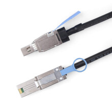 10Gtek External Mini SAS HD SFF-8644 to Mini SAS SFF-8088 Hybrid Cable, 1-Meter(3.3-ft)