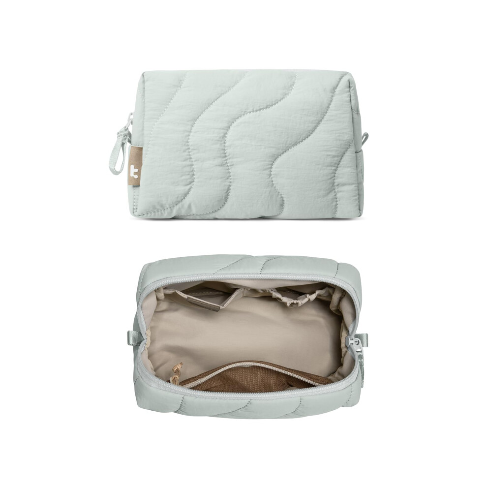 Tomtoc Electronics Organiser Travel Pouch, Puffy Accessory Bag For Women, Quilted Cable Bag Tech Pouch For Essentials, Cord, Charger, Airpods, Portab 5009255600923