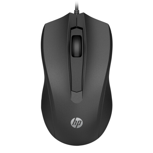 HP HP Wired Mouse 105 - Optical - Cable - USB Type A - 1600 dpi - 3 Button(s) - Symmetrical