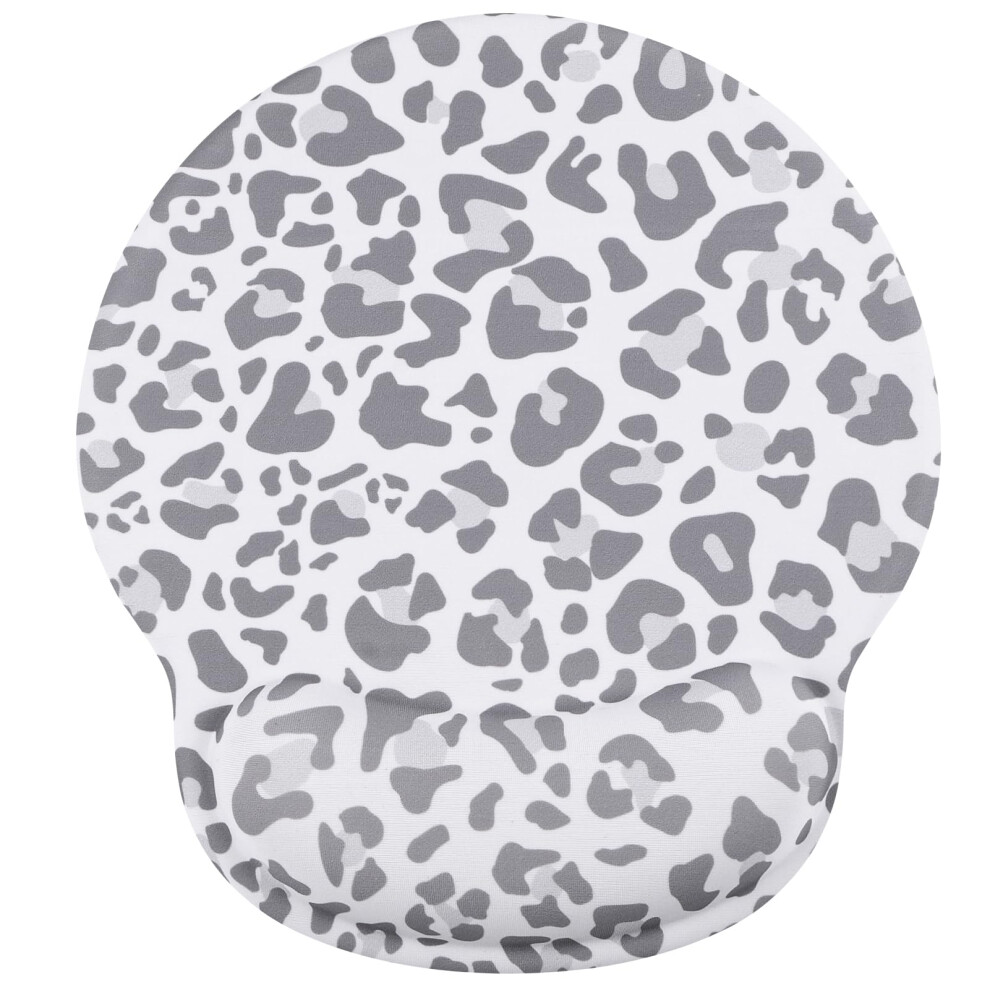Photos - Keyboard Ksriylm Retro Leopard Mouse Pad, Mouse Mat with Wrist Support,Ergonomic Mouse Pad for Pain Relief,Mousepad with Silicone Bas