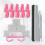 Kit di 7 strumenti per manicure e nail art multicolore con lime e buffer a grana 100/180 e rimuovi cuticole. 2